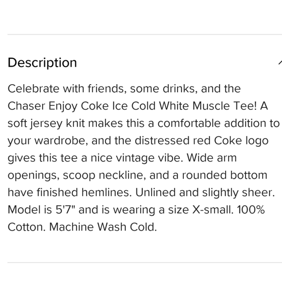 Women's Enjoy Coke Ice Cold Chaser Muscle Tee - Picture 7 of 7